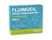 FLUIMUCIL ERKÄLTUNGSHUSTEN<br />
TABLETTEN<br />
600 mg