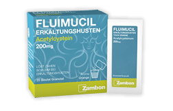 FLUIMUCIL ERKÄLTUNGSHUSTEN<br />
GRANULAT<br />
200 mg und 600 mg
