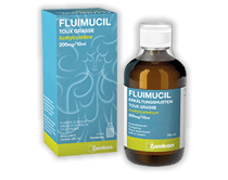 FLUIMUCIL TOUX GRASSE<br />
SIROP PRÊT À L’EMPLOI<br />
100 ml et 200 ml