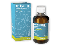 FLUIMUCIL ERKÄLTUNGSHUSTEN<br />
FERTIGSIRUP<br />
100 ml und 200 ml